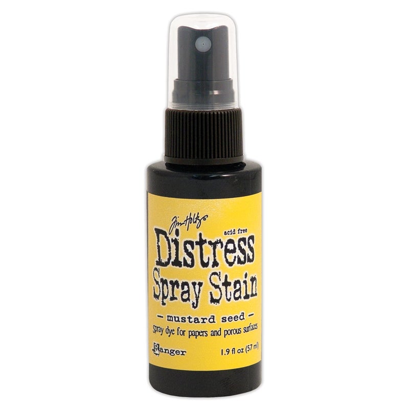 Ranger Tim Holtz Distress Spray Stains Bottles, 1.9-Ounce, Mustard Seed - Image 5