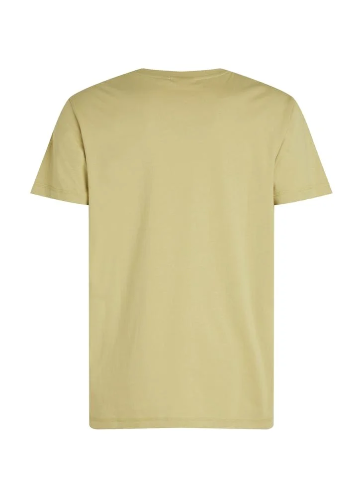 كالفن كلاين جينز Logo Print Crew Neck T-Shirt