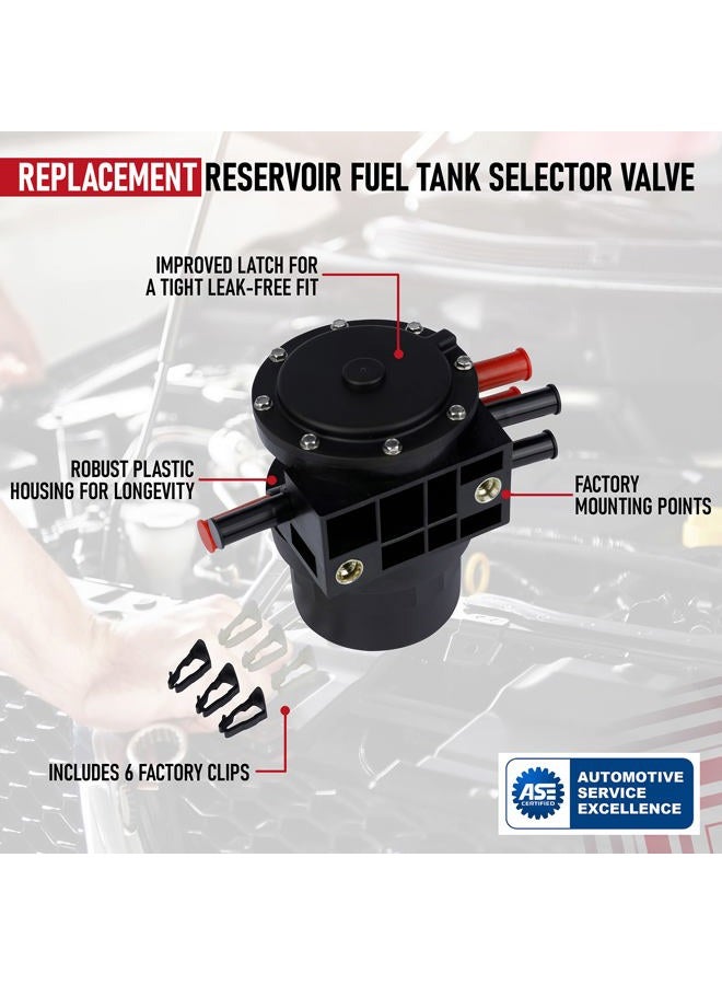 AA Ignition Replacement Reservoir Fuel Tank Selector Valve - Compatible with Ford F-150, F-250 and F-350 1989-1997 - Replaces F1UZ-9B263-B, F1UZ9B263B - 89, 90, 91, 92, 93, 94, 95, 96, 97 - Fuel Tank Selector - Image 4