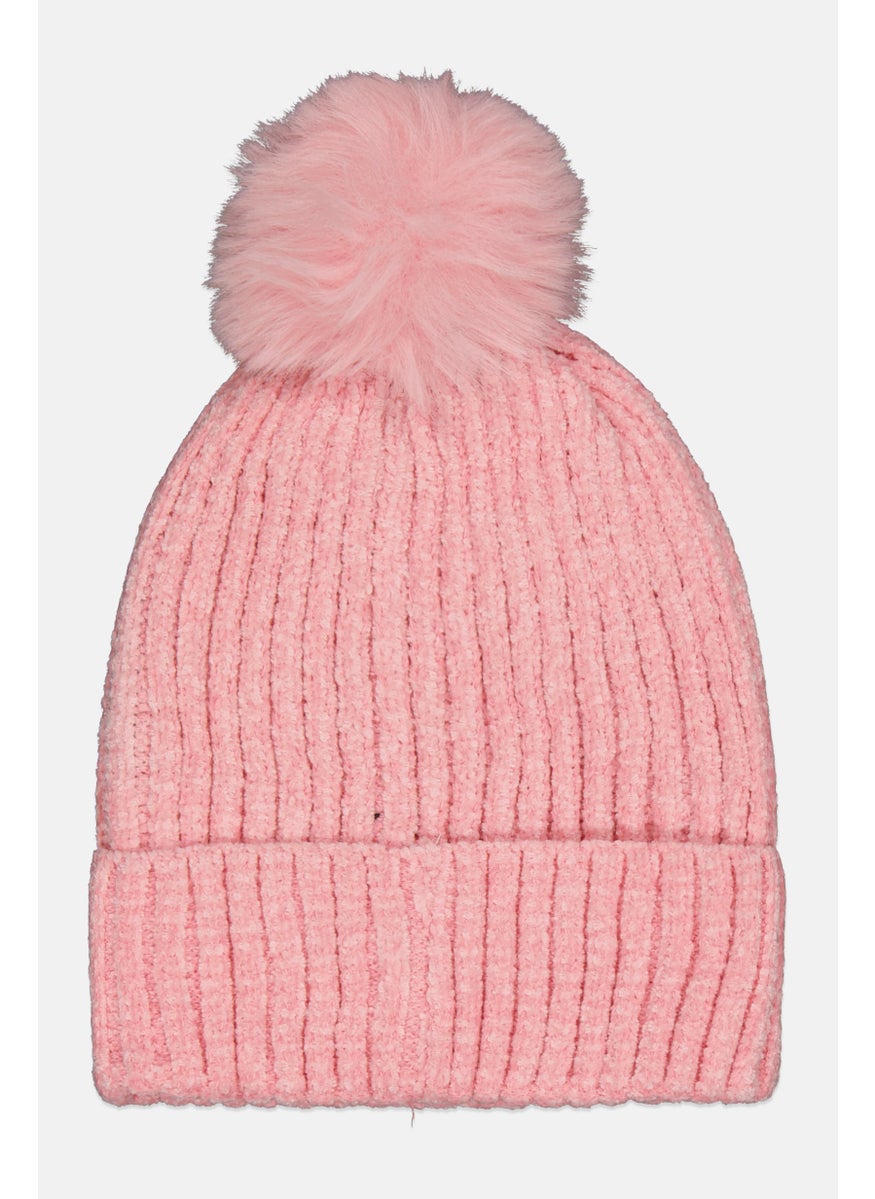 Women Sherpa Lined Super Soft Pompom Beanie, Assorted