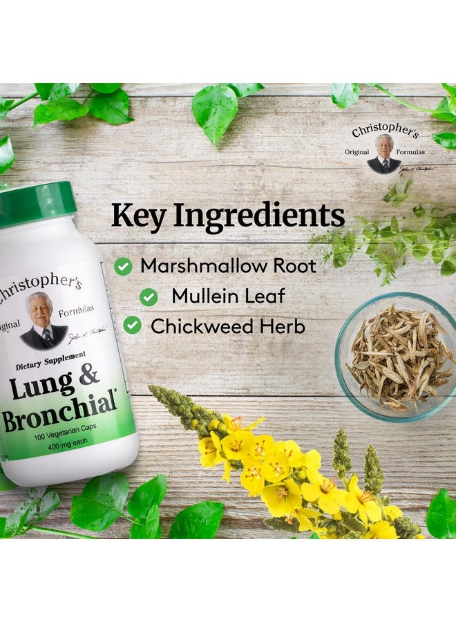 Christopher's Original Formulas Lung & Bronchial Formula - Lung Cleanse for Smokers - Supports Respiratory System with Synergistic Blend of Herbs - Image 3