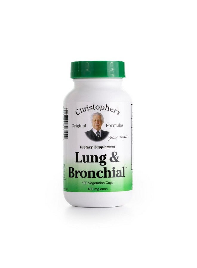 Christopher's Original Formulas Lung & Bronchial Formula - Lung Cleanse for Smokers - Supports Respiratory System with Synergistic Blend of Herbs - Image 1