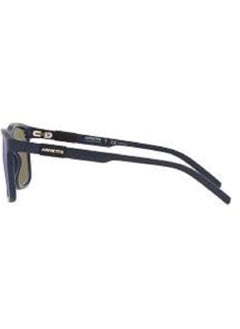 Arnette ARNETTE SUNGLASS AN4276 258722 SIZE 56 MATTE BLUE FRAME WITH DARK GREY MIRROR WATER POLARIZED LENS UNISEX  - Image 4