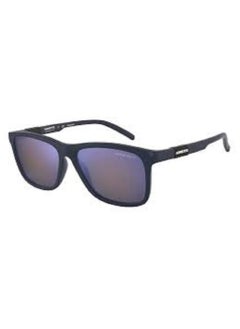 Arnette ARNETTE SUNGLASS AN4276 258722 SIZE 56 MATTE BLUE FRAME WITH DARK GREY MIRROR WATER POLARIZED LENS UNISEX  - Image 1