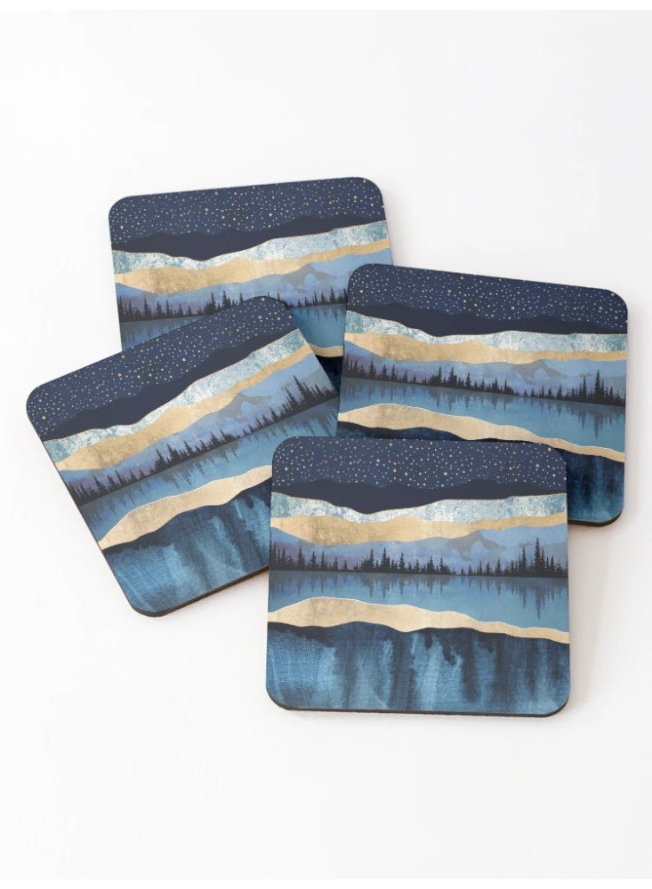 Midnight Lake Coasters (Set of 4) - Image 1