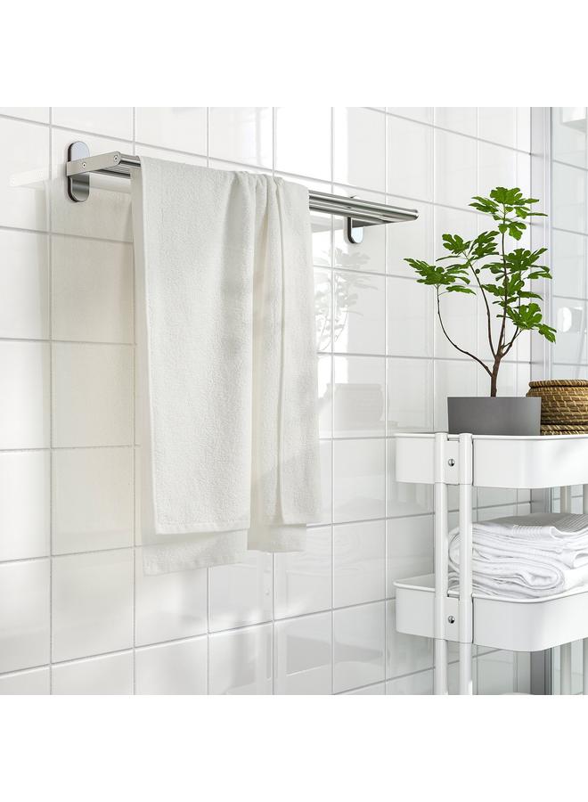 erorex Bath towel, white, 55x120 cm - Image 3