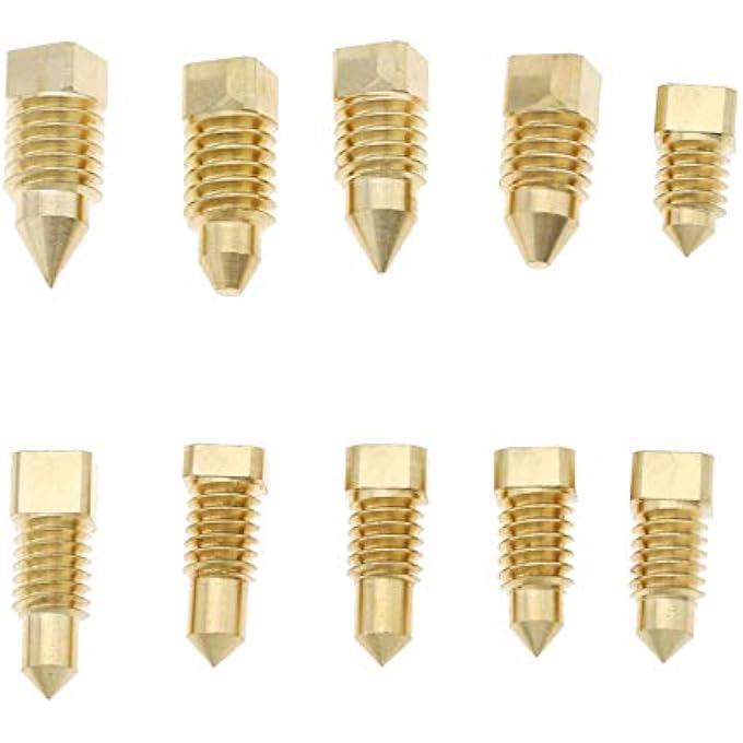 10PCS HEATING RADIATOR BLEED SCREW REPAIR KIT, ROTATING THREADED CONTROL FOR BLEED VALVE PLUG REDUCING PRESSURE VENTING-BRASS - Image 1