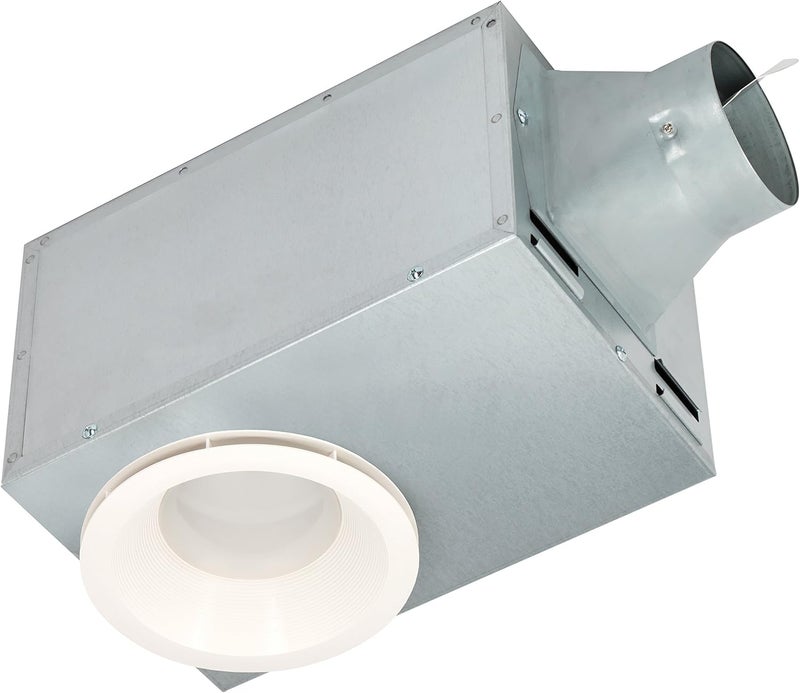 BREEZ Delta BreezRecessed REC80LED 80 CFM Exhaust Bath Fan with LED Light  - Image 4