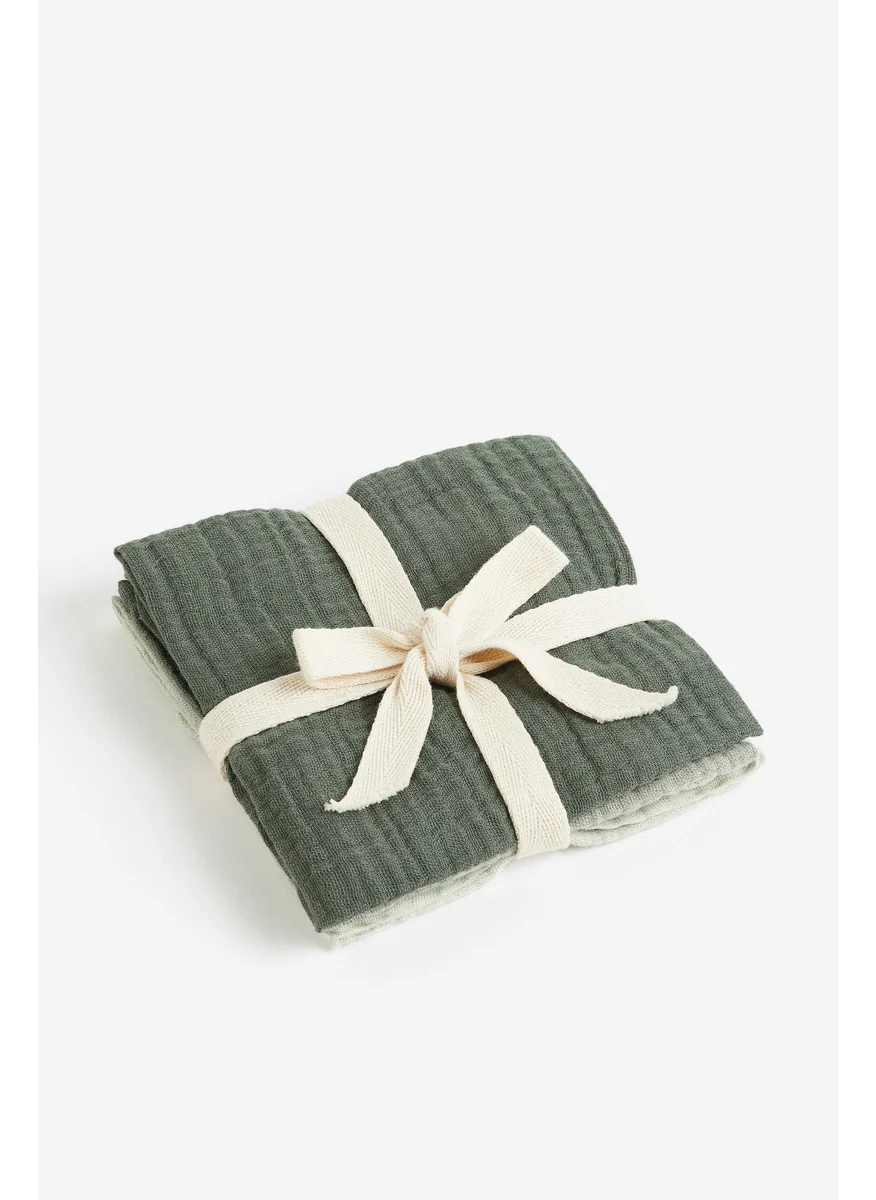 H&M 3-Pack Muslin Comfort Blankets