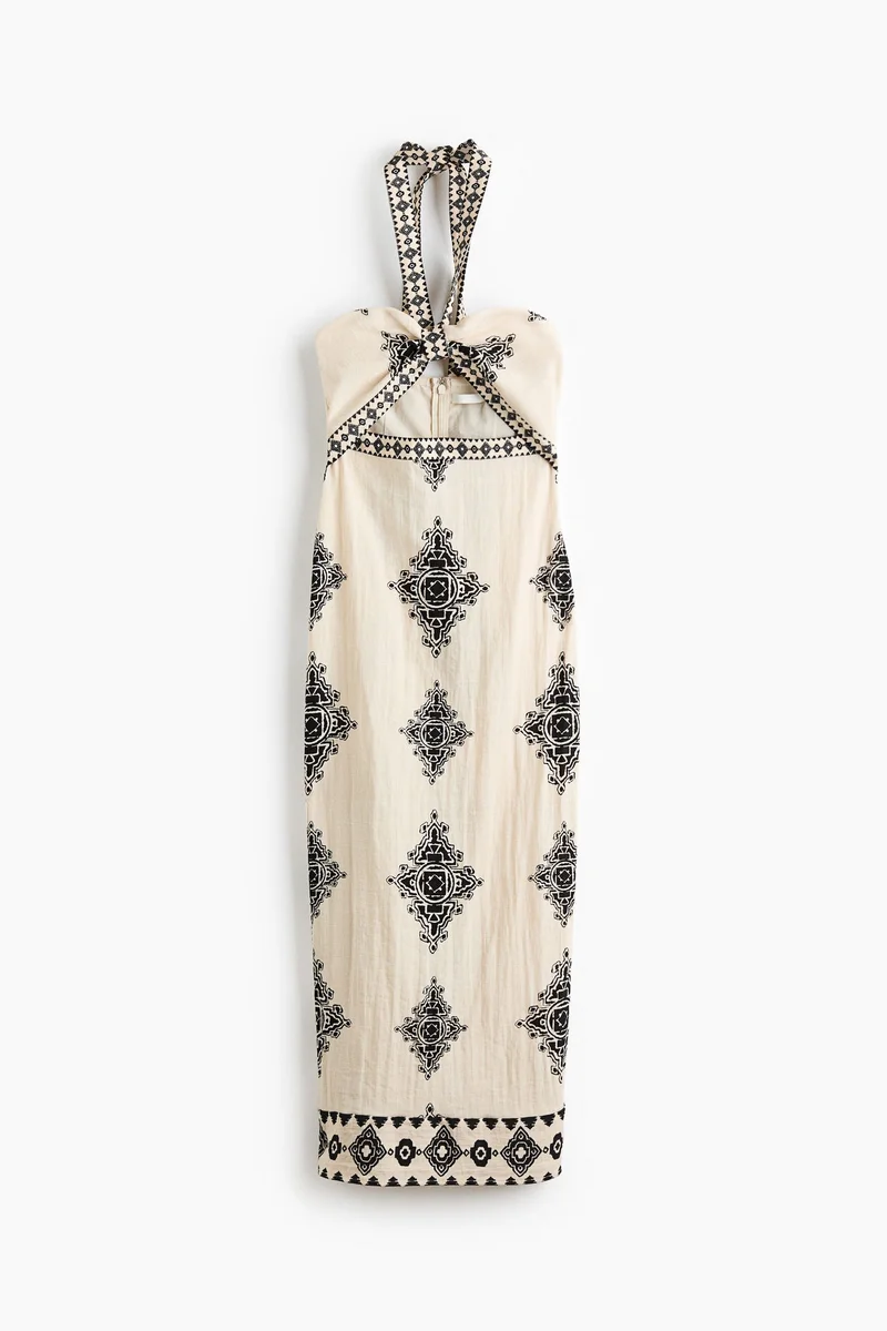 H&M Cut-out halterneck dress