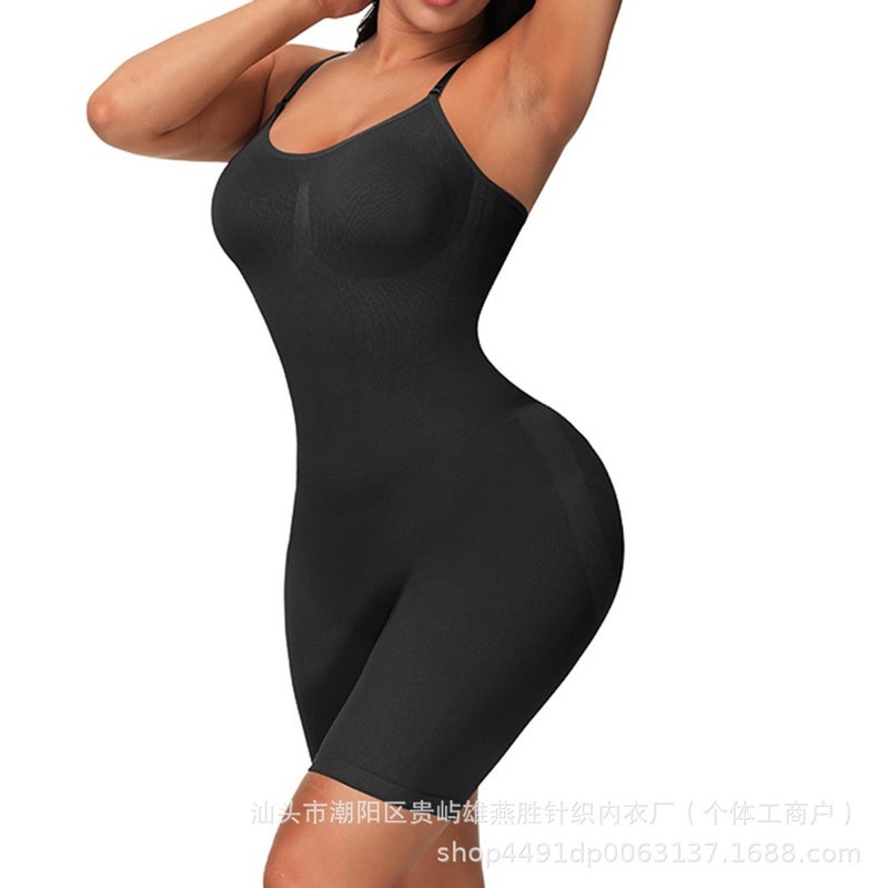 Plus Size Hip Lifting Belly Tinting Hip Corset Seamless Body Shaping Flat Angle Seamless Suspenders - Image 5