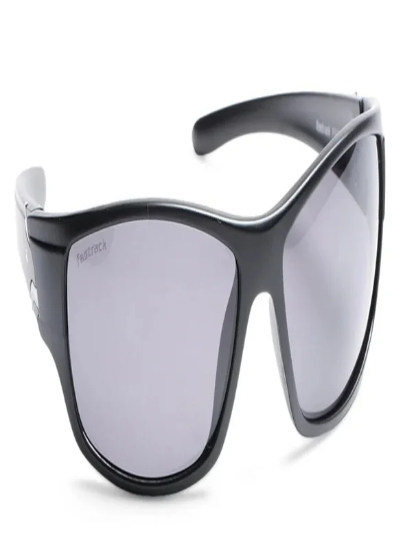 fastrack Black Wraparound Men Sunglasses (P382BK2P|68)