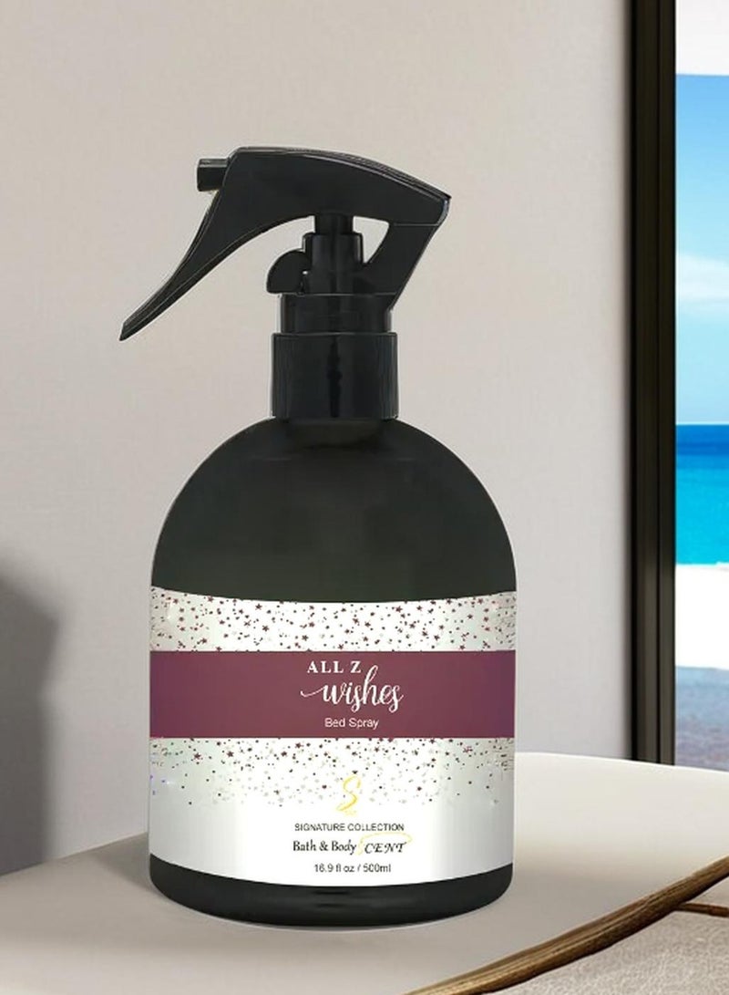 Bath & Body Scent All Z Wishes bed spray 500ml - Image 1