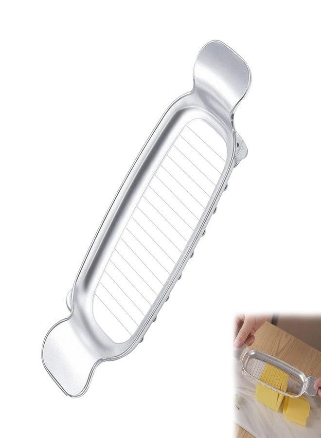smrtcol Butter Slicer Cutter & Cheese Cutter-Multi-Use Kitchen Tool for Evenly Slicing Butter Blocks, Cheeses, Eggs & Soft Fruits-Non-Stick，Compact & Portable for Home, BBQ, Camping（1 PACK) - Image 1