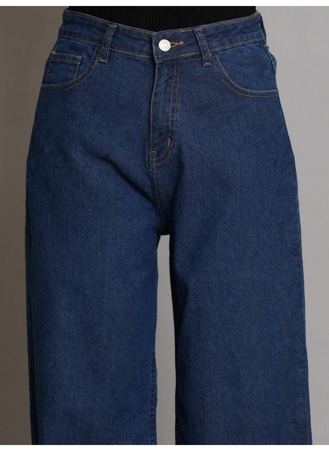 Kotty KOTTY Women's High Rise Cotton Lycra Blend Ankle Length Relaxed Fit Jeans  - Image 4