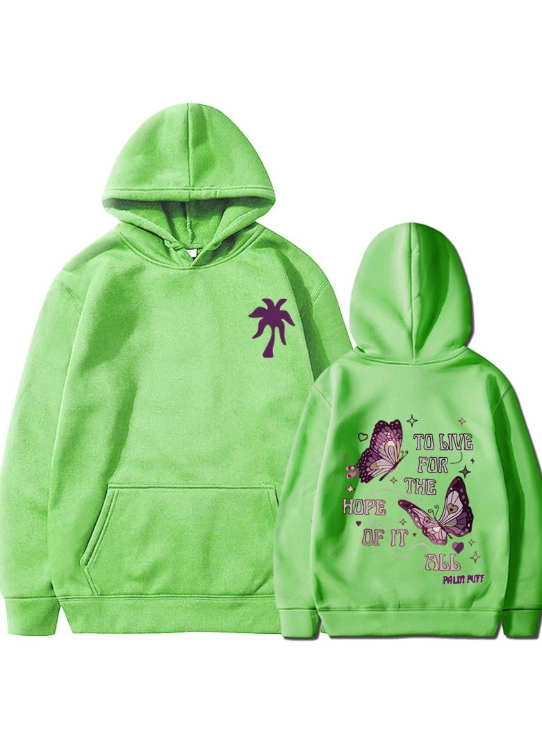 KUYING 2024 Women's Velvet Printed Hoodie 