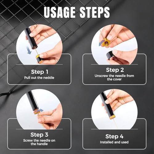 TQBAJ 2pcs Arropop Wine Opener, Travel Portable Pocket Air Pressure Pump Bottle Open for Home Restaurant Party (Golden+Red) - Image 5