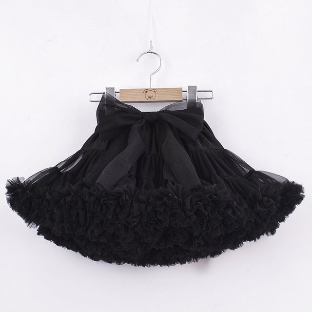 New Spring/Summer Kids Tutu Skirt Black 