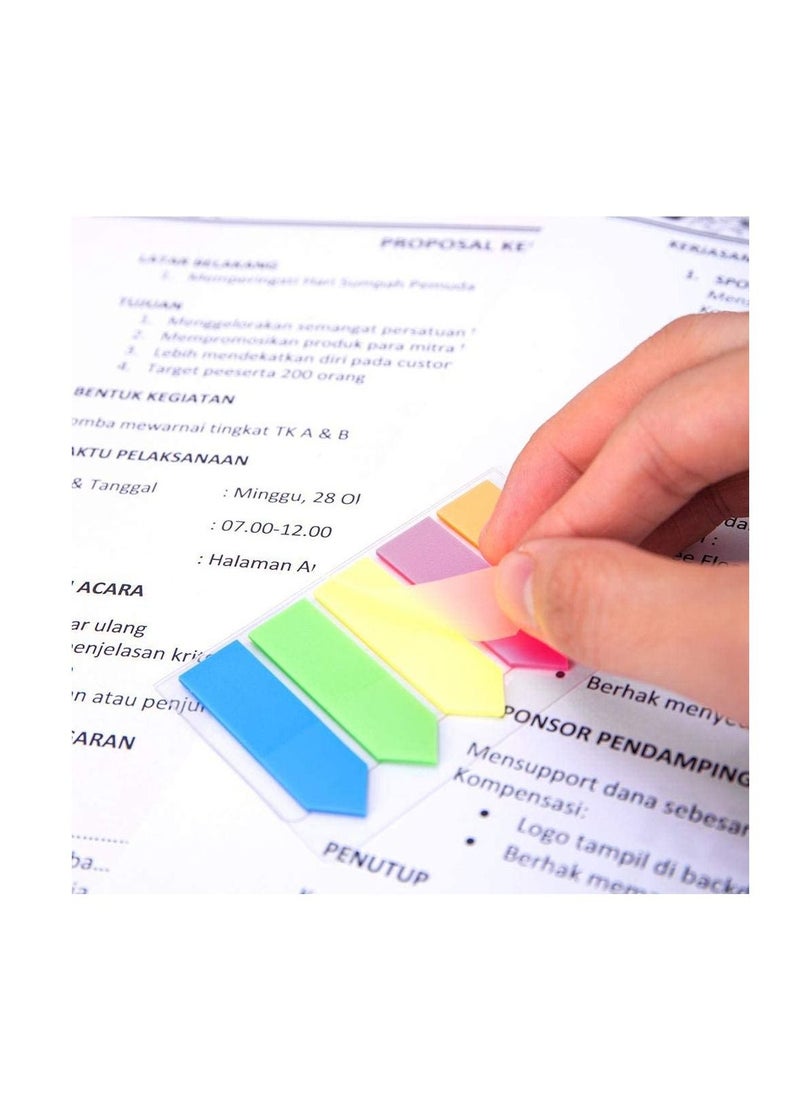 Deli - 2-Pack Index Tab 43x12mm Size Multicolour - Image 1