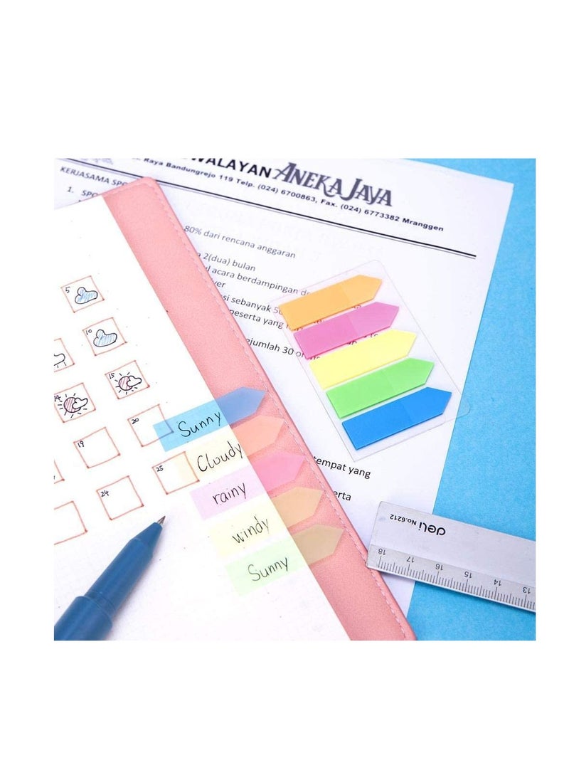 Deli - 2-Pack Index Tab 43x12mm Size Multicolour - Image 1