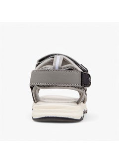 LBL by Shoexpress Boys Textured Floaters with Hook and Loop Closure  - Image 4