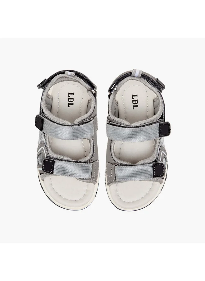 ال بي ال من شو اكسبرس Boys Textured Floaters with Hook and Loop Closure