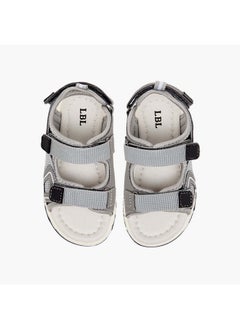 LBL by Shoexpress Boys Textured Floaters with Hook and Loop Closure  - Image 1