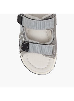 LBL by Shoexpress Boys Textured Floaters with Hook and Loop Closure  - Image 3