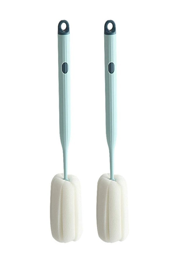 hyndrix™ (Pack of 2) Bottle Soft Brush Sponge Bottle Brush Soft and Easy to Clean, Baby Bottle Sponge Brush Can Effectively Remove The Stain Residue On The Bottom of The Cup - Image 1