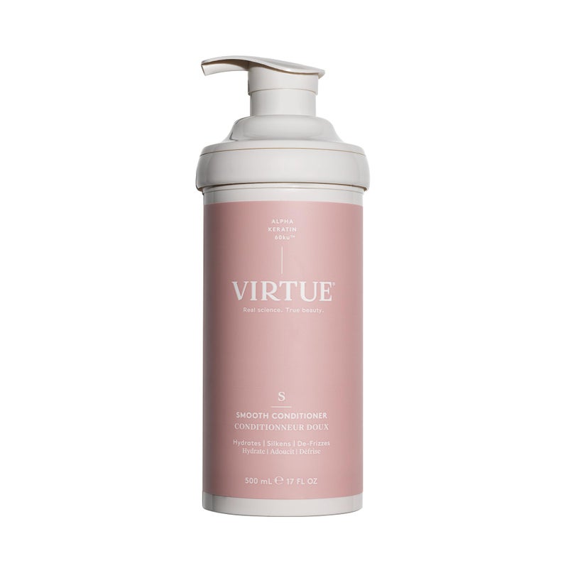 Virtue Smooth Conditioner for Frizz Control for Curly Hair, Sulfate Free, Safe for All Hair Types, Color Safe - Image 1