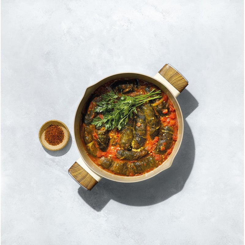 Baker's Secret طاجن ألمنيوم مضغوط 20 سم مع غطاء من بيكرز سيكريت - أواني طهي متينة للطبخ، الغلي، والطهي اليومي - Image 3