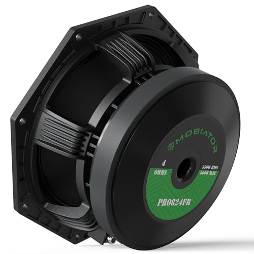 mobiator PRO824FR Loudspeaker - 8" Midrange Aluminum Basket, 800W Max, 350W RMS, 4 Ohms - Premium Quality Audio Door Speakers for Car or Truck Stereo Sound System (MB-PRO824FR) - Image 5