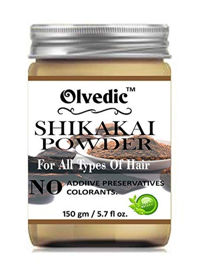 Olvedic 100% Pure Organic Shkakai Powder For hair Care-(150 gm) - Image 2