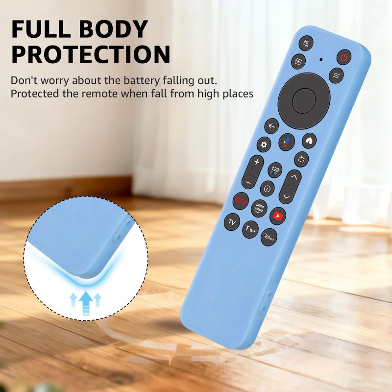 Climberer 2PACK Climberer Cover for TCL RC923A FMB1 / RC813A FMB1 2025 QM6K QM7K TV Remote, Silicone Case Glow in Dark - Blue+Green - Image 5