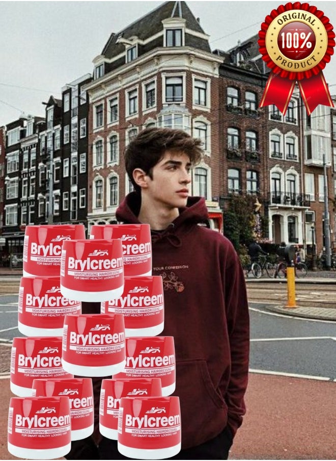 Brylcreem - 12 Pieces Brylcreem Moisturizing Hairdressing 210ML - Image 1