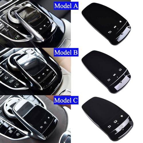 Goodithy غطاء حماية لوحة اللمس للماوس من جوديثي، لوحة تحكم شاشة اللمس المركزية متوافقة مع مرسيدس بنز C S GLC GLS GLE E Class W205 W253 W166 W213 W222 (النموذج A) - Image 2