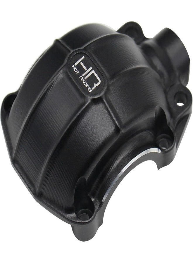 Hot Racing TUDR12CF01 Aluminum CNC Differential Covers (Black) - UDR