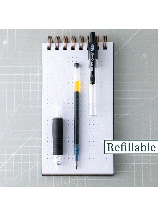 بايلوت أقلام جل رولر بريميوم G2، رأس رفيع للغاية 0.38 مم، عبوة من 12 قلمًا، أسود - Image 4