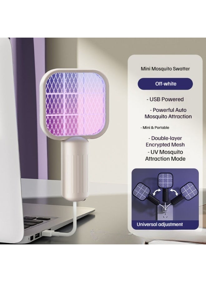 Hugifts USB electric mosquito swatter/mosquito killer lamp, household mosquito killer lamp, mini 2-in-1 mosquito repellent - Image 1