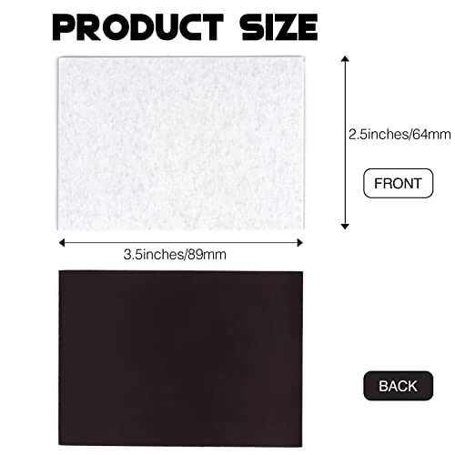 CHUNNIAO Magnetic Sheets with Adhesive for Wallet Size Pictures,2.5x3.5-80 Pack,Bulk Self Adhesive Backing,Create Picture Magnets for Refrigerator,Peel and Stick on,Decoration Your Home and Classroom - Image 3