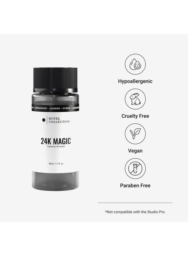 AROMA360 Hotel Collection - 24K Magic Oil Blend - Luxury Hotel Inspired Aromatherapy Scent Diffuser Oil - Citrus, Lemongrass and Jasmine 1.7 fl oz 50 mL  - Image 2