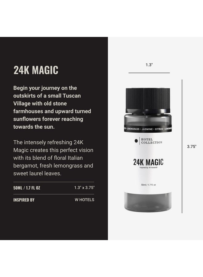 AROMA360 Hotel Collection - 24K Magic Oil Blend - Luxury Hotel Inspired Aromatherapy Scent Diffuser Oil - Citrus, Lemongrass and Jasmine 1.7 fl oz 50 mL  - Image 3