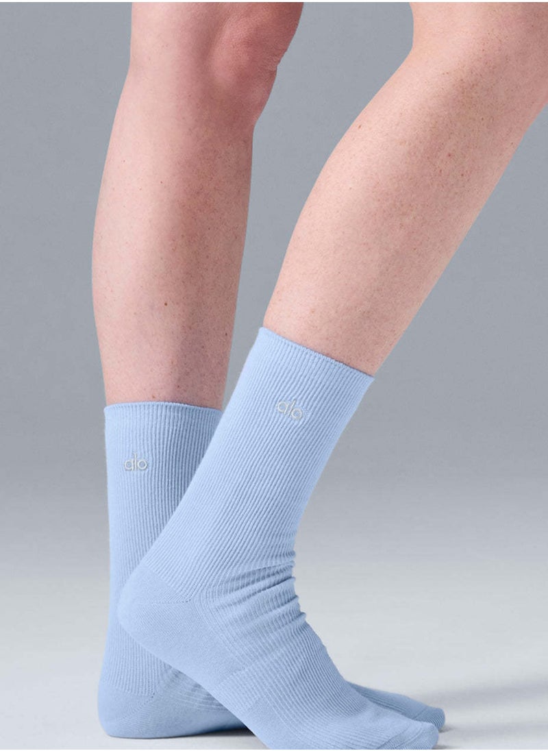 alo cotton socks, mid-length fashionable socks for both men and  women, one piece of pure cotton socks