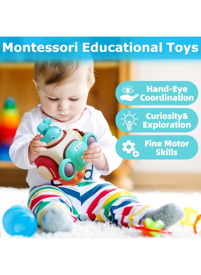 6 in 1 Baby Busy Board Cube, Montessori Sensory Toy Toddler 1-3, Infant Carseat Plane Travel, Kid Animal Cube Learning Activity, Easter Birthday Gift 6 9 12 18 Month 1 2 Year Girl Boy - Image 5