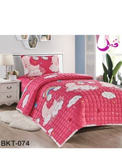 Moon 3 Piece Summer Childrens Quilt Set Microfiber 210x160 cm  - Image 1