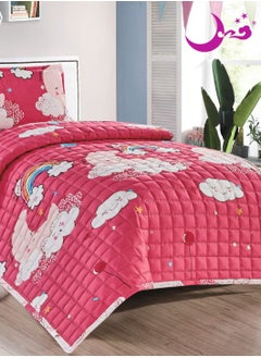 Moon 3 Piece Summer Childrens Quilt Set Microfiber 210x160 cm  - Image 3