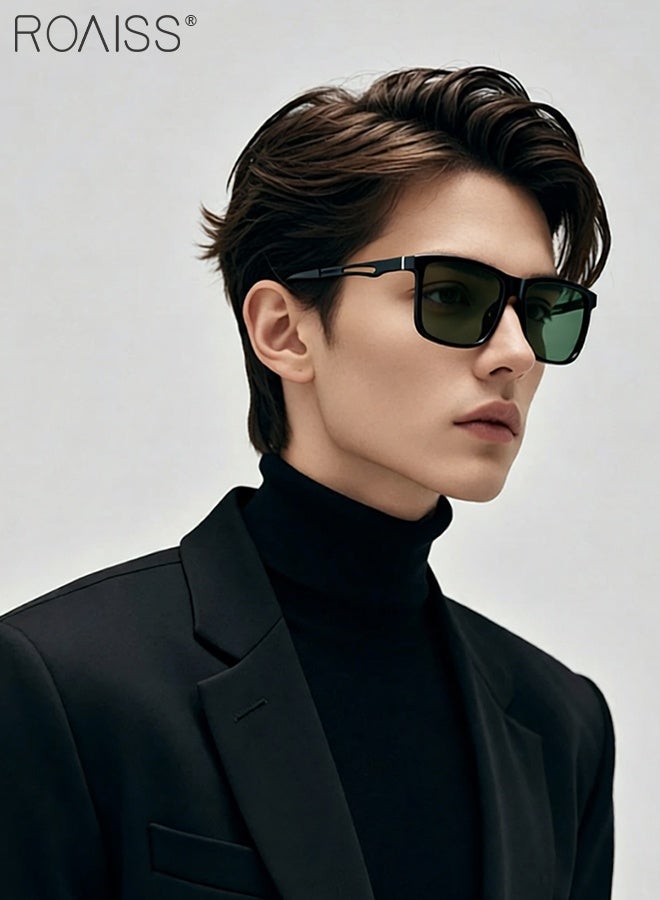 roaiss Fashion Polarized Sunglasses for Men UV400 Protection and Anti-glare Classic Retro Sun Glasses Outdoor Sun Shades for Driving, Traveling, Fishing, Golf - Image 2