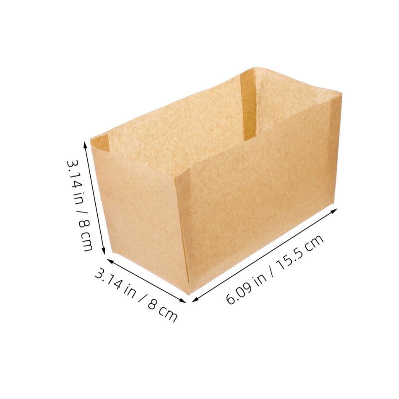 Nonstick Bread Pan Liners 50pcs High Temperature Resistant Baking Paper for Easy Cleanup - Image 3