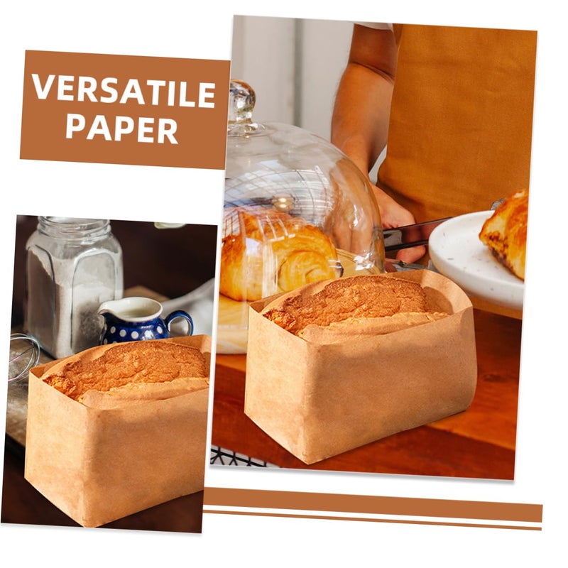 Nonstick Bread Pan Liners 50pcs High Temperature Resistant Baking Paper for Easy Cleanup - Image 4