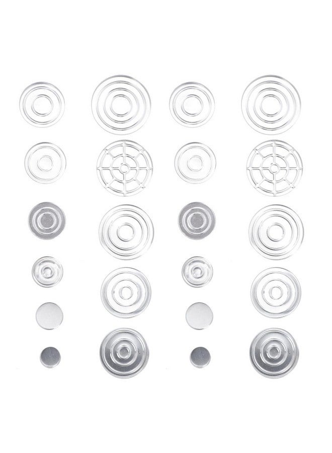 Lurrose 22pcs Empty Metal Pans Tin Palette Eyeshadow Pans Watercolor Palette Refillable Container Eyeshadow Blush Lipstick Organizer for Cosmetic Palettes - Image 1